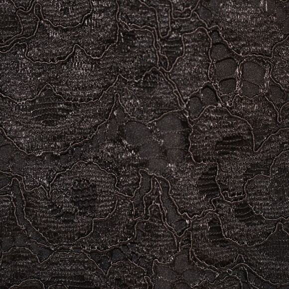 KARL LAGERFELD Lace Dress With Collar Black Size 6 - Picture 5 of 9